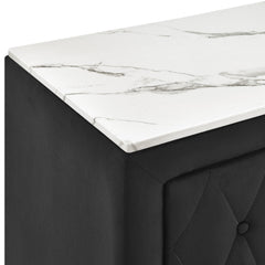 Annabelle Black Nightstand - Ornate Home