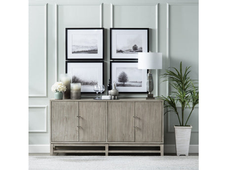 Annabelle Cream/Brown 4 Door Sideboard - Ornate Home