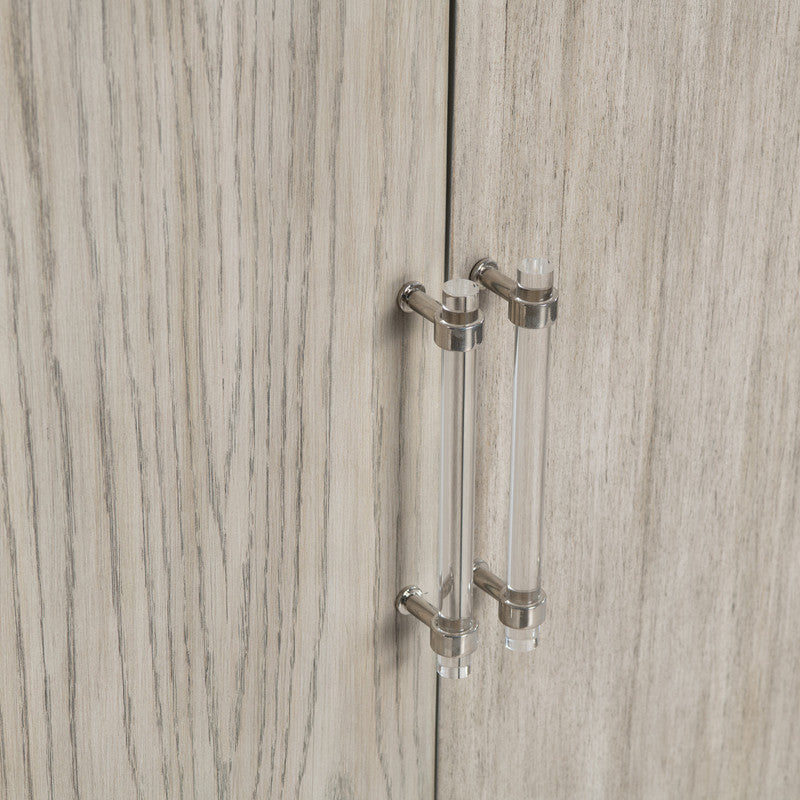 Annabelle Cream/Brown 4 Door Sideboard - Ornate Home