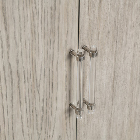 Annabelle Cream/Brown 4 Door Sideboard - Ornate Home