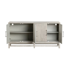 Annabelle Cream/Brown 4 Door Sideboard - Ornate Home