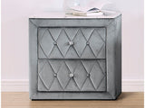 Annabelle Gray Nightstand - Ornate Home