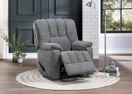Annaliese Gray Reclining Chair - Ornate Home