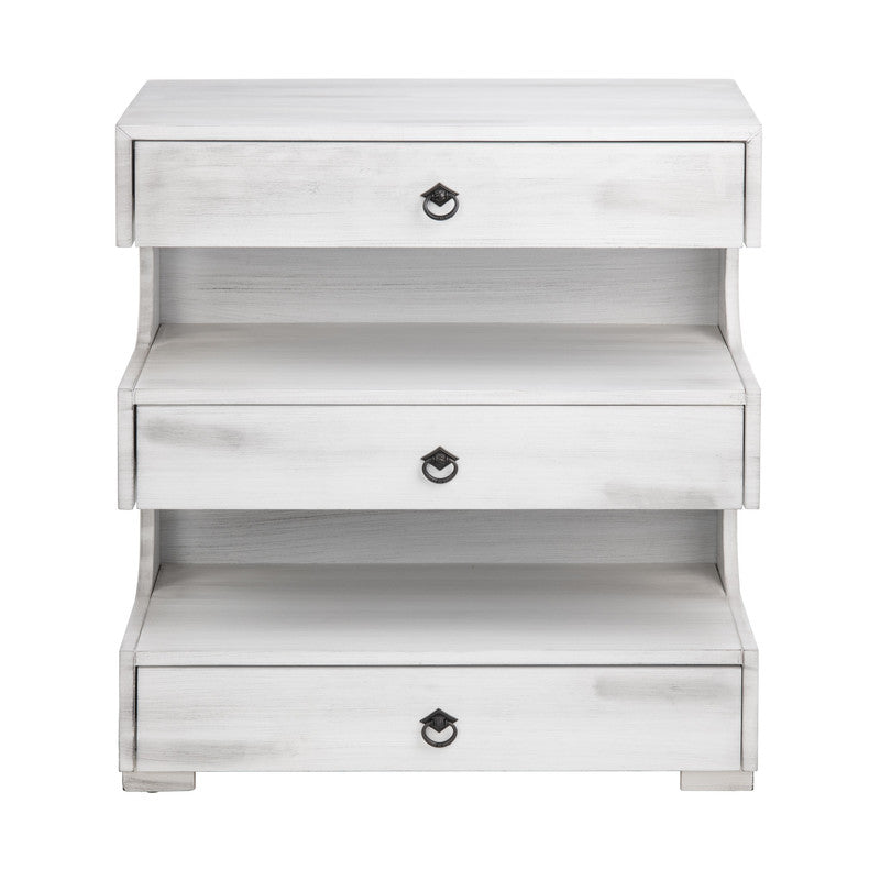 Annapolis White/Gray Chest - Ornate Home