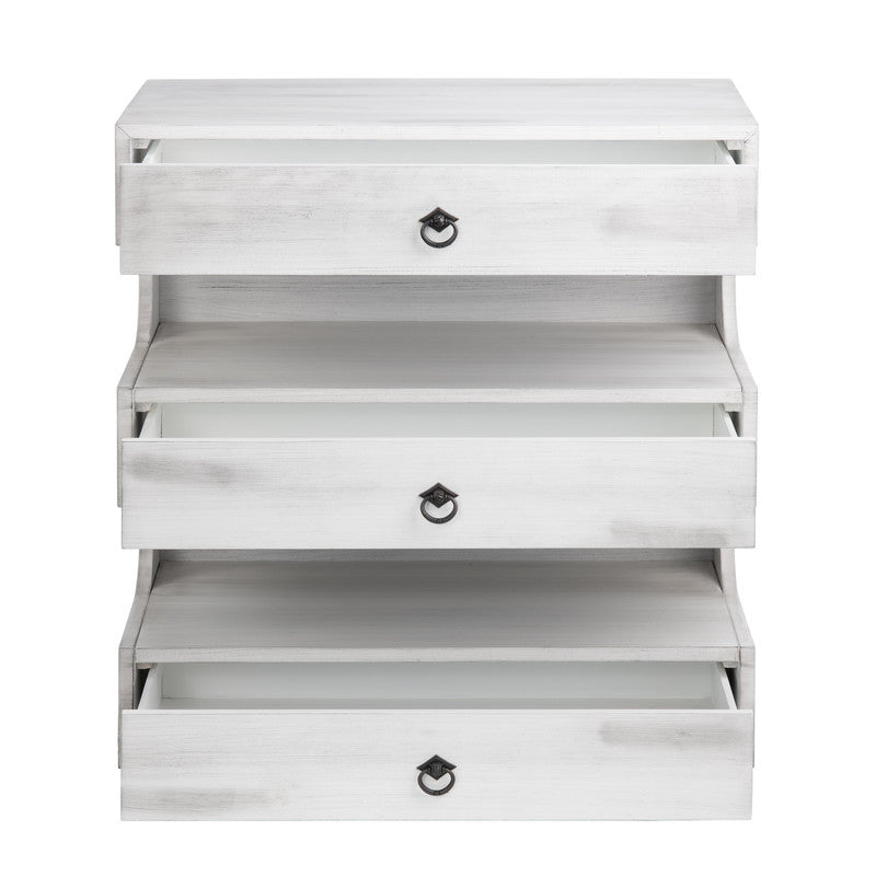 Annapolis White/Gray Chest - Ornate Home