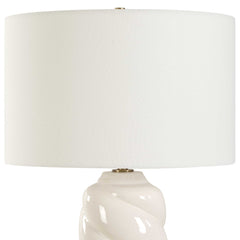 Anneli White Swirl Table Lamp - Ornate Home