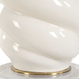 Anneli White Swirl Table Lamp - Ornate Home