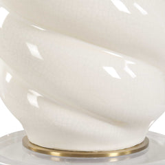 Anneli White Swirl Table Lamp - Ornate Home