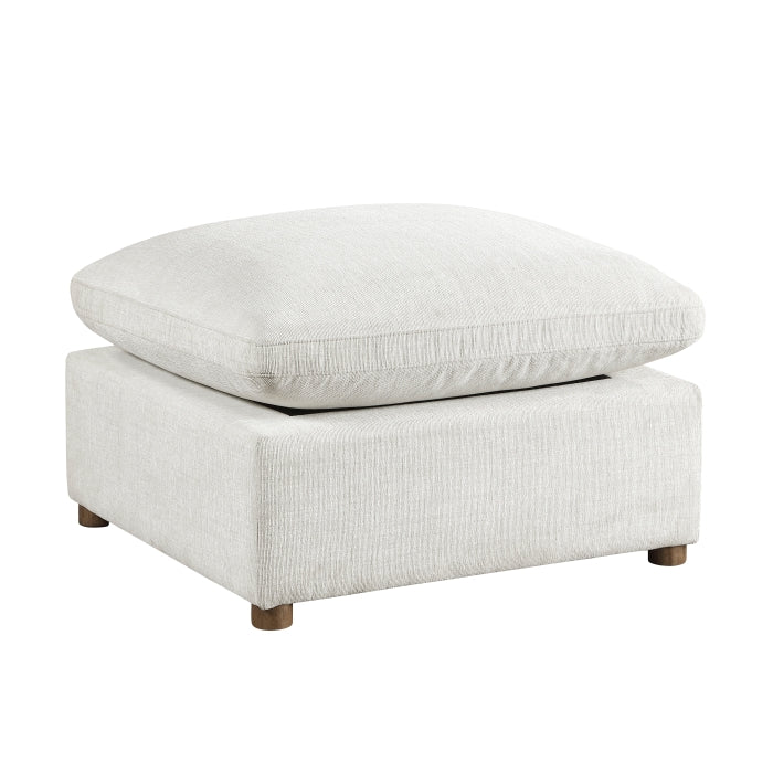 Annex Beige Ottoman - Ornate Home