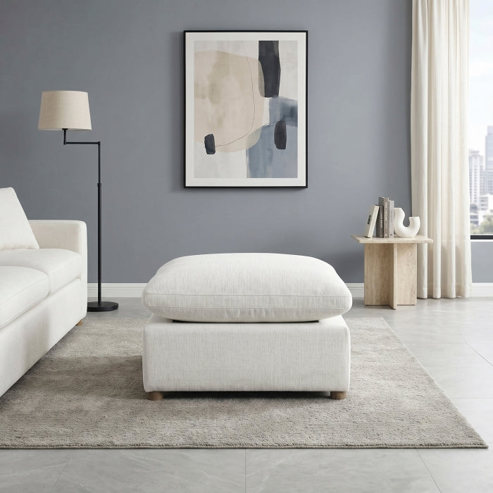 Annex Beige Ottoman - Ornate Home