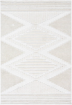 Annika Beige 3D Washable Area Rug - Ornate Home