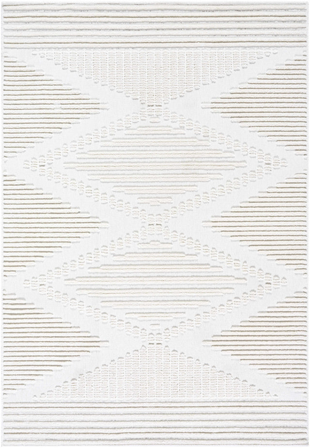 Annika Beige 3D Washable Area Rug - Ornate Home
