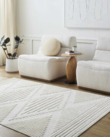Annika Beige 3D Washable Area Rug - Ornate Home
