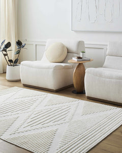 Annika Beige 3D Washable Area Rug - Ornate Home