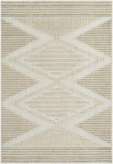 Annika Light Brown 3D Washable Area Rug - Ornate Home