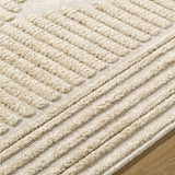 Annika Light Brown 3D Washable Area Rug - Ornate Home