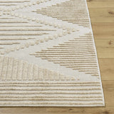 Annika Light Brown 3D Washable Area Rug - Ornate Home