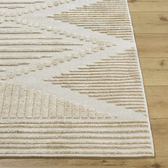 Annika Light Brown 3D Washable Area Rug - Ornate Home