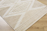 Annika Light Brown 3D Washable Area Rug - Ornate Home