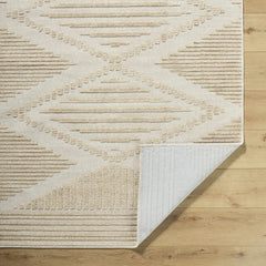 Annika Light Brown 3D Washable Area Rug - Ornate Home