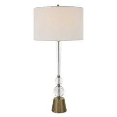 Annily Brass Crystal Table Lamp - Ornate Home