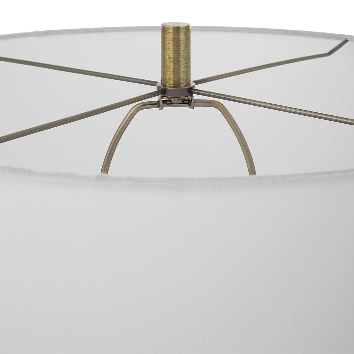 Annily Brass Crystal Table Lamp - Ornate Home