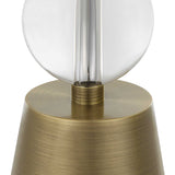 Annily Brass Crystal Table Lamp - Ornate Home