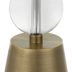 Annily Brass Crystal Table Lamp - Ornate Home