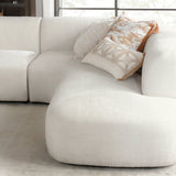 Anniston Ivory 2pc Sectional w/RAF Chaise - Ornate Home