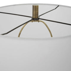 Annora Glossy White Table Lamp - Ornate Home