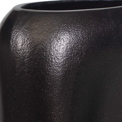 Anodic Dark Brown Vases (Set of 2) - Ornate Home