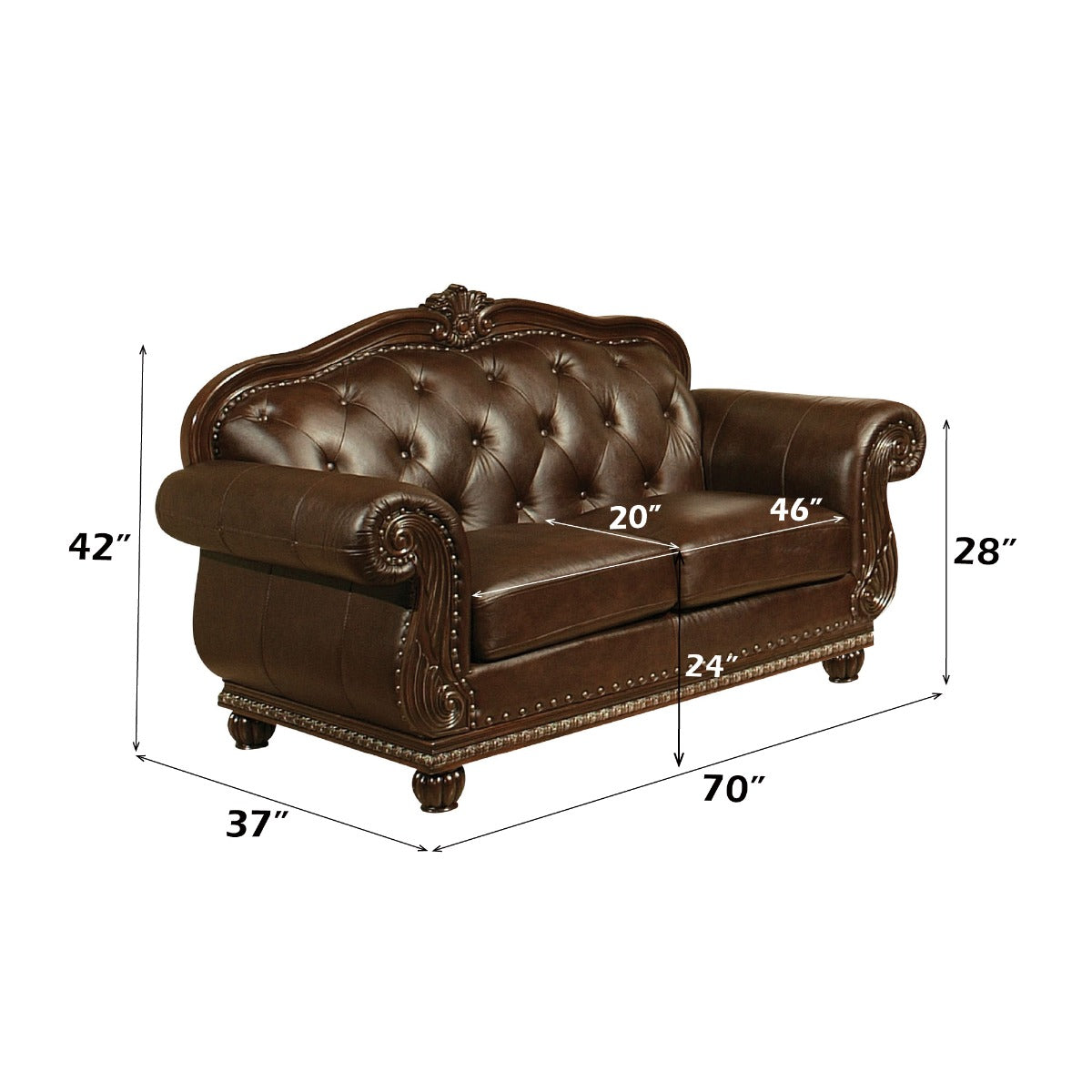 Anondale Loveseat - Ornate Home