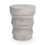 Anora Light Gray Outdoor Accent Table - Ornate Home