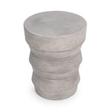 Anora Light Gray Outdoor Accent Table - Ornate Home