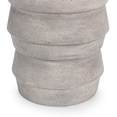 Anora Light Gray Outdoor Accent Table - Ornate Home