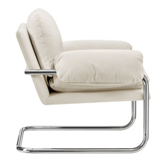Ansel Alabaster Performance Velvet Accent Chair - Ornate Home