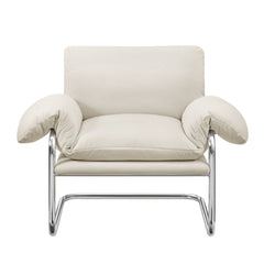 Ansel Alabaster Performance Velvet Accent Chair - Ornate Home