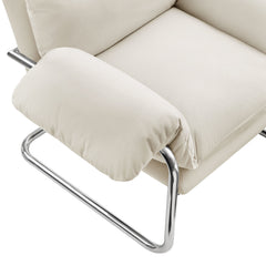 Ansel Alabaster Performance Velvet Accent Chair - Ornate Home