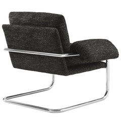 Ansel Charcoal Boucle Fabric Accent Chair - Ornate Home