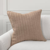 Ansel Natural 22"x22" Throw Pillow (Set of 2)