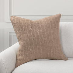 Ansel Natural 22"x22" Throw Pillow (Set of 2) - Ornate Home