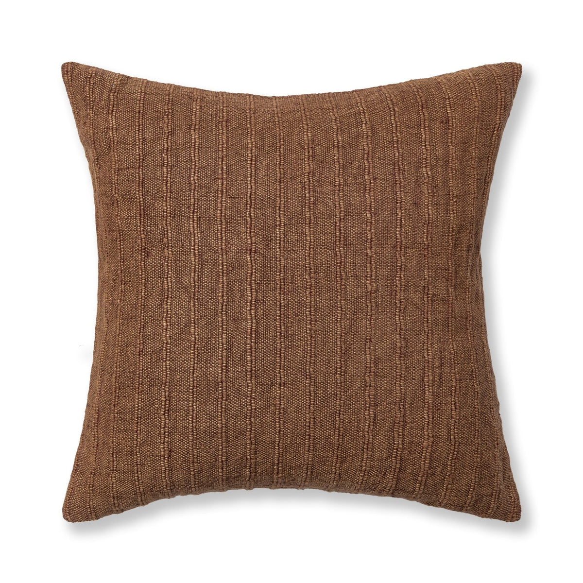Ansel Pecan Brown 22"x22" Throw Pillow (Set of 2)