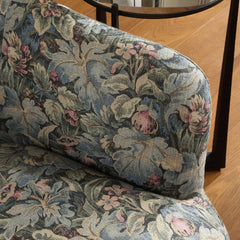 Ansel Tapestry Green Swivel Chair - Ornate Home