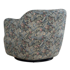 Ansel Tapestry Green Swivel Chair - Ornate Home