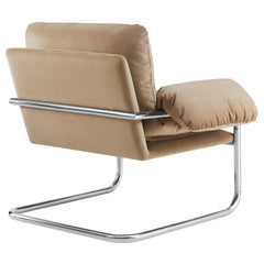 Ansel Taupe Performance Velvet Accent Chair - Ornate Home