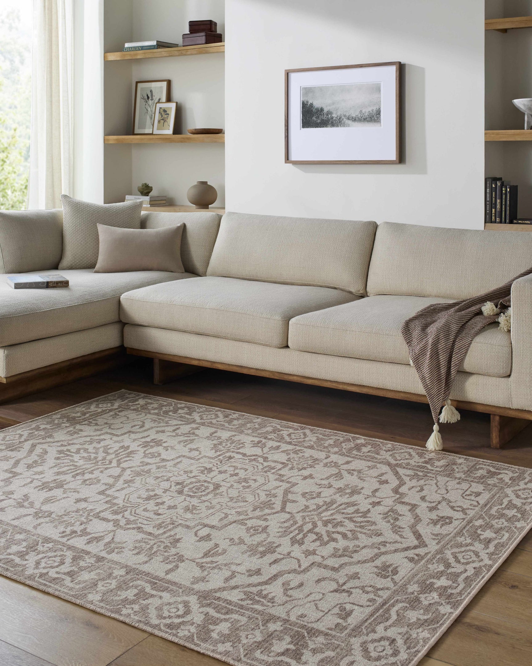 Ansgar Washable Wool Area Rug - Ornate Home