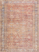 Anshu Peach Washable Area Rug - Clearance - Ornate Home