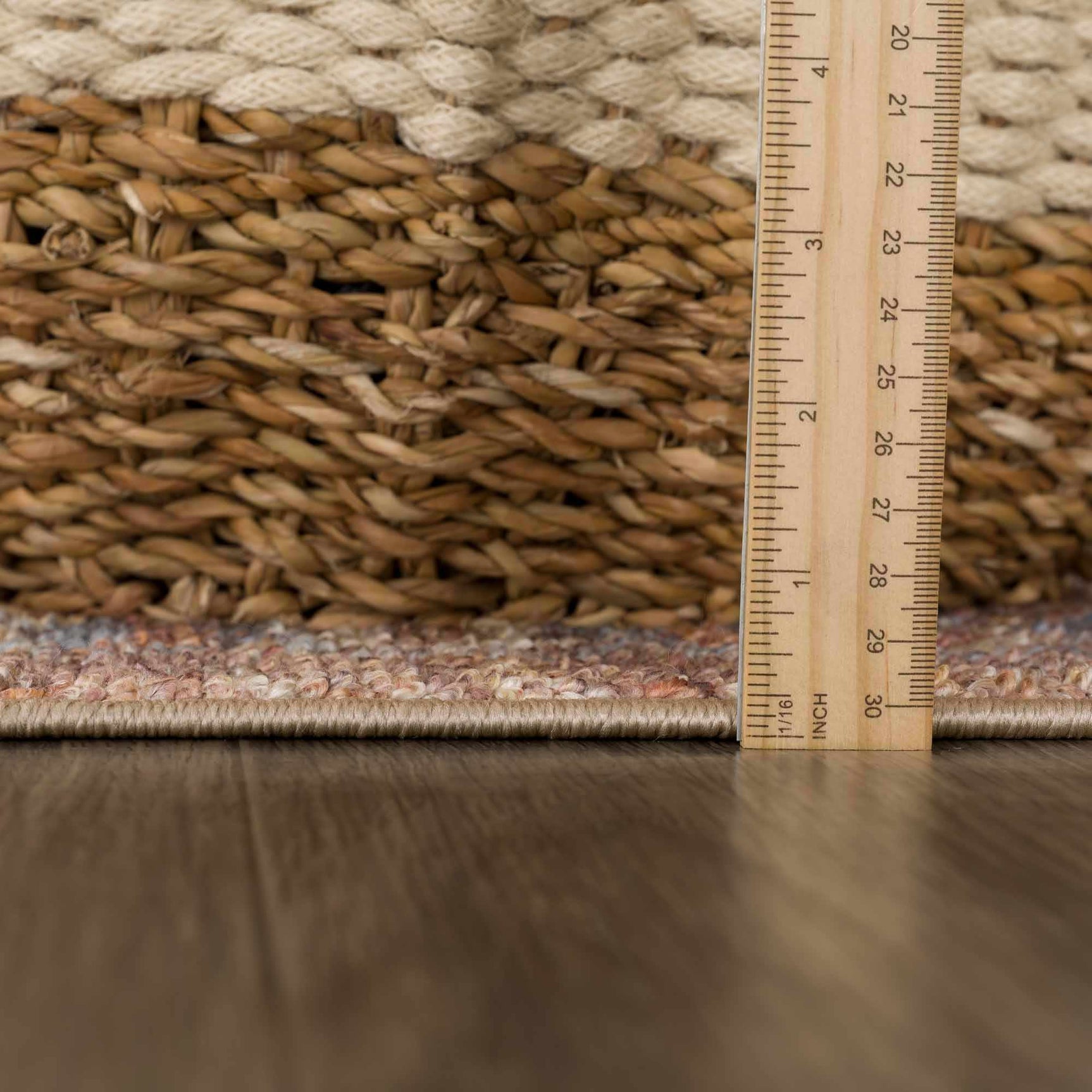 Anshu Peach Washable Area Rug - Clearance - Ornate Home