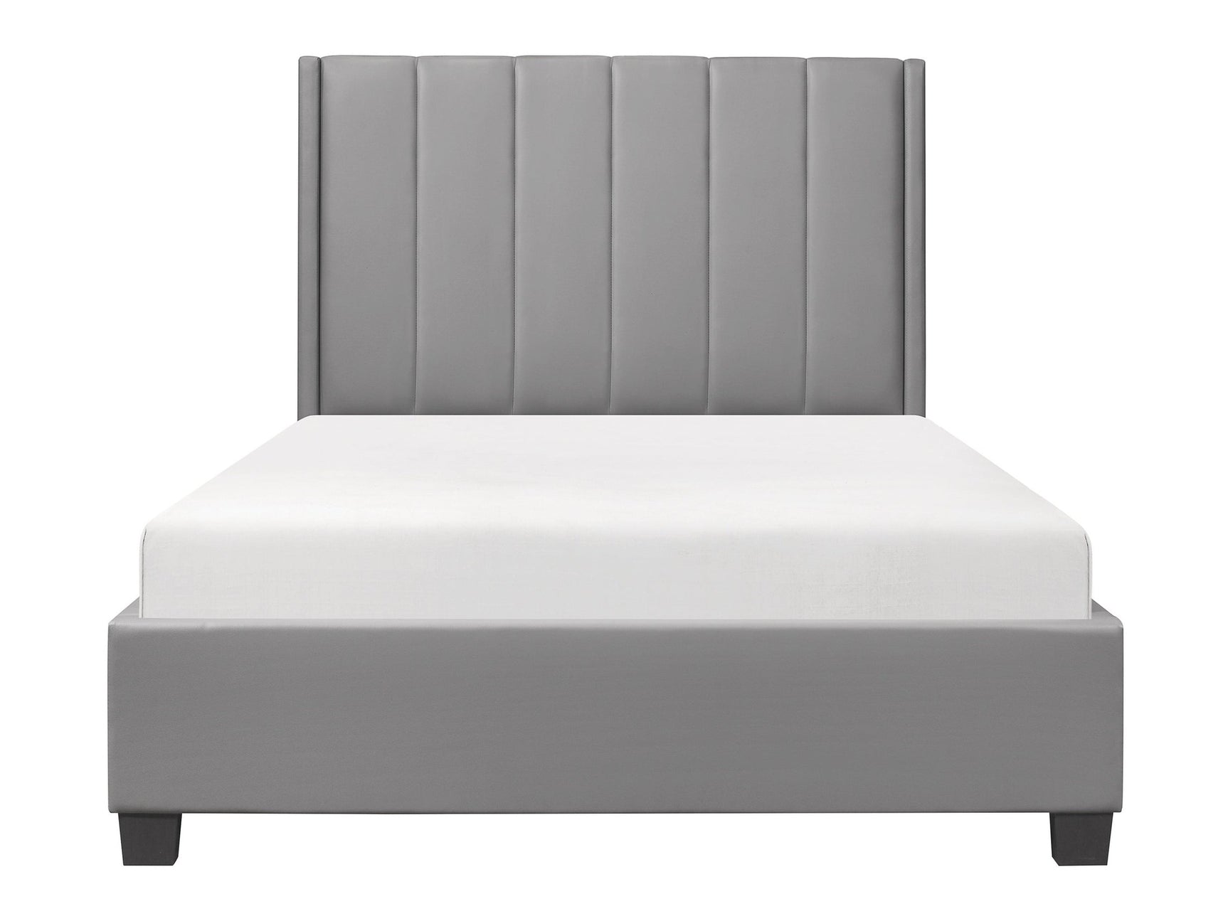 Anson Gray Queen Platform Bed - Ornate Home