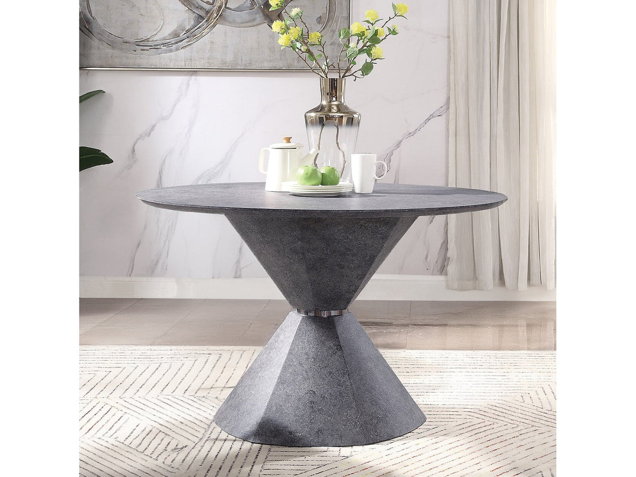 Ansonia Gray Dining Table - Ornate Home
